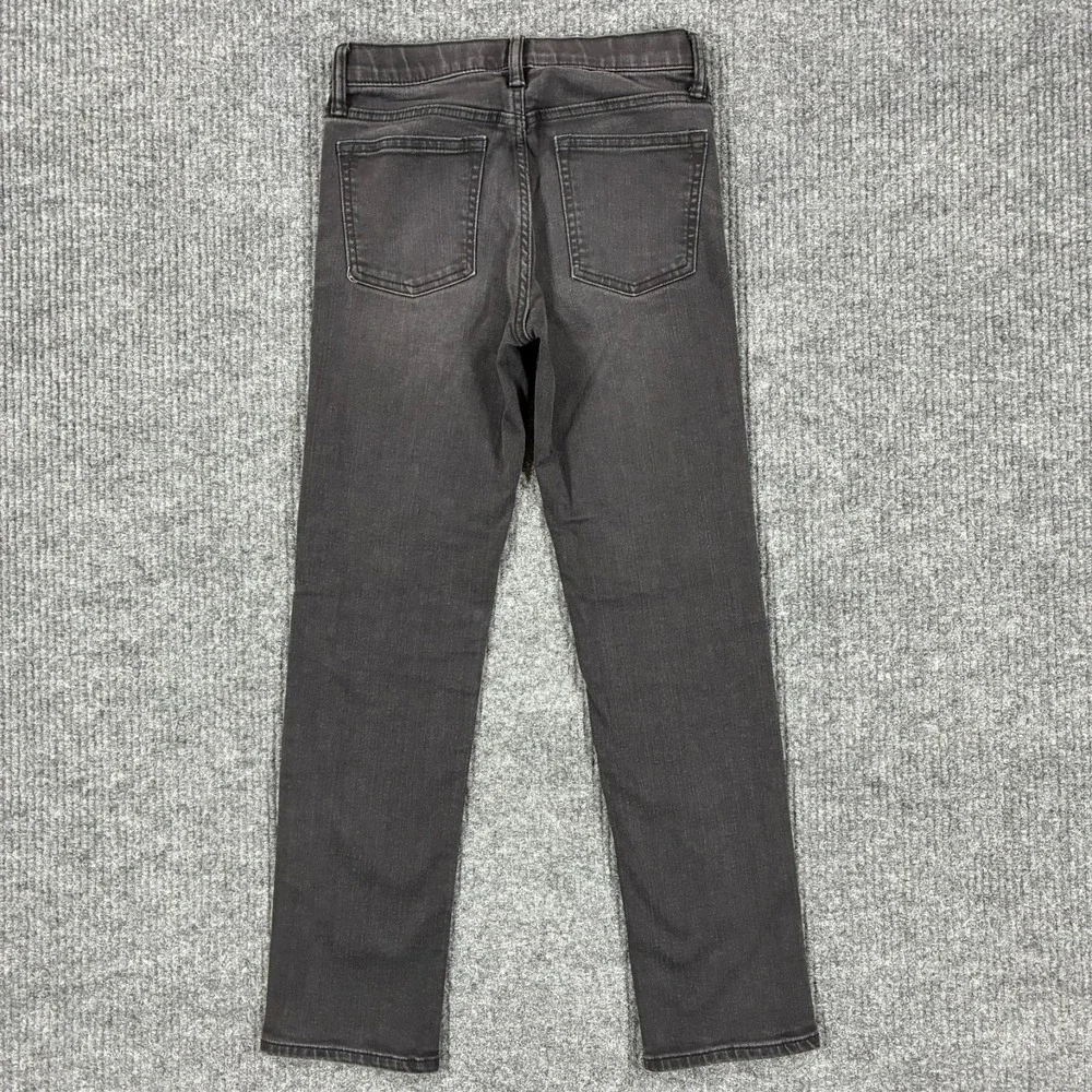 Old Navy Karate Slim Jeans Boys 12 Black Distressed Built In Flex Max Denim
